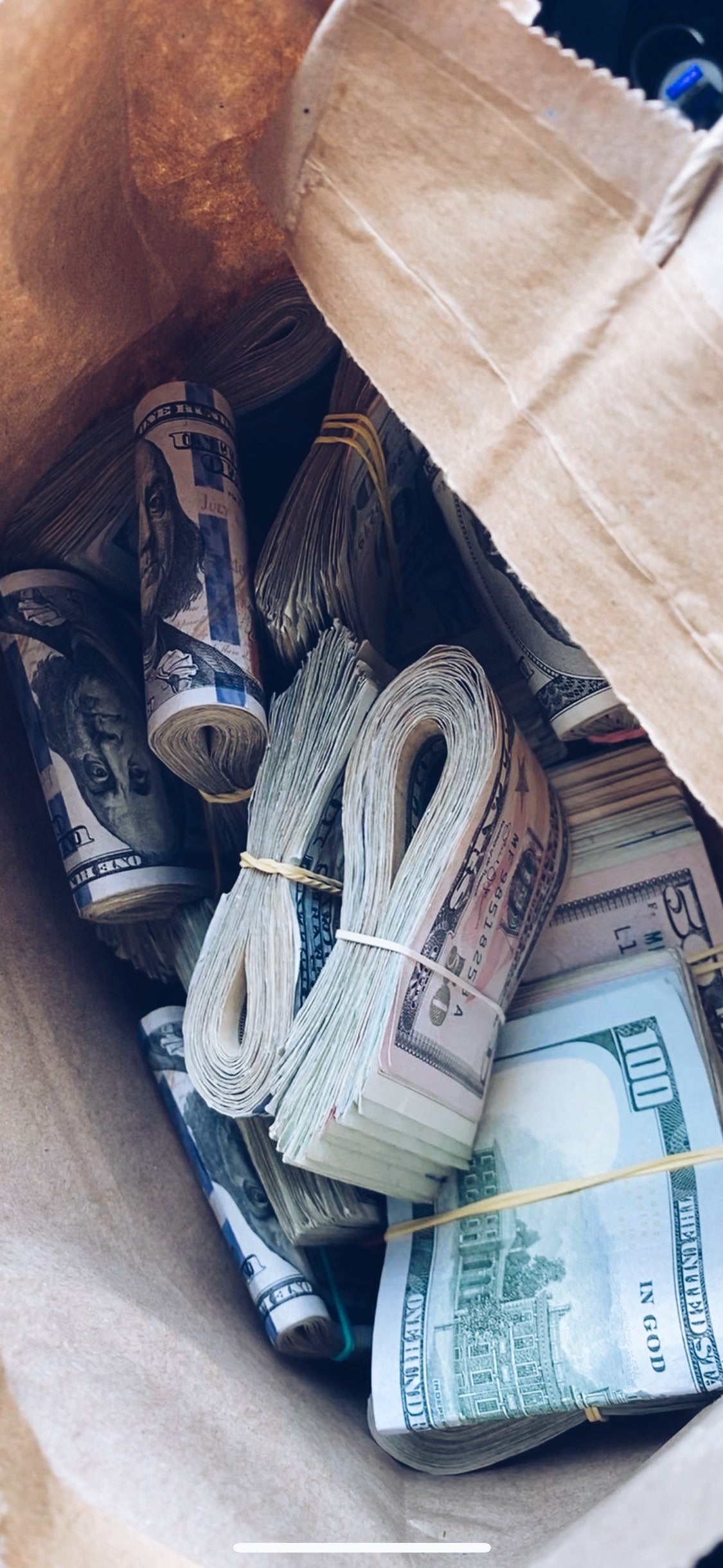 PAPER BAG MONEY HOODIE (CROPPED)